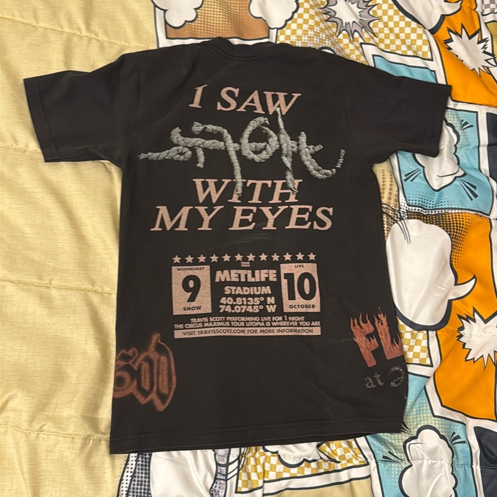 Travis scott Metlife Stadium Merch